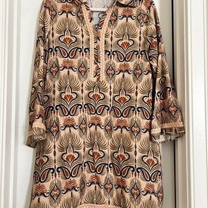 JODIFL Multicolor Boho Shift Dress